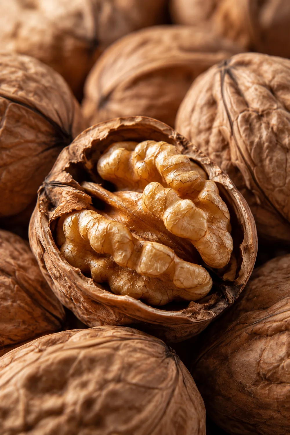 Kashmiri Walnut, close-up specimen