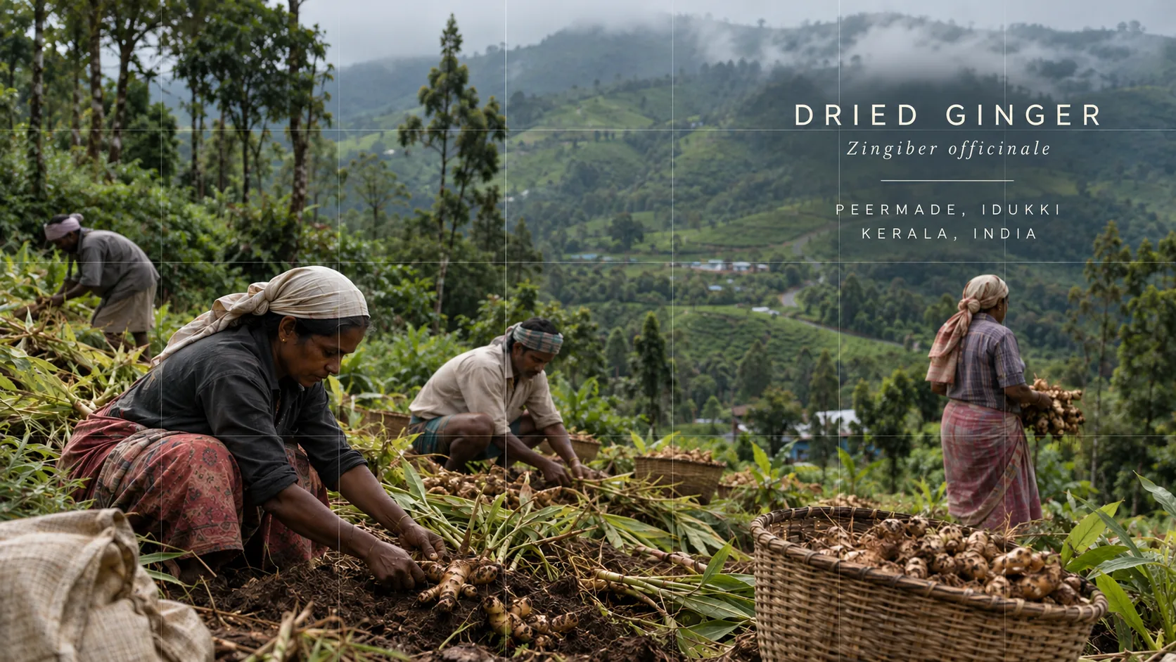 Peermade, Idukki, Kerala: harvest scene